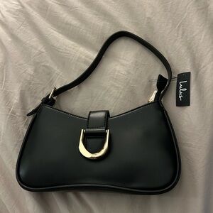 Black shoulder bag